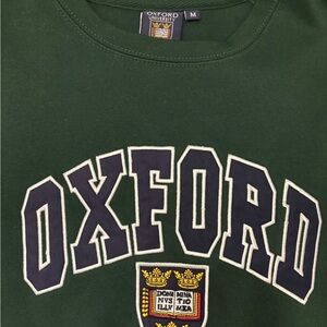 Oxford University Green Crewneck